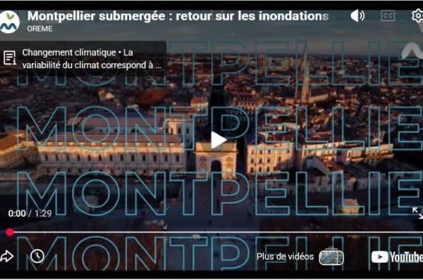 Montpellier submergée